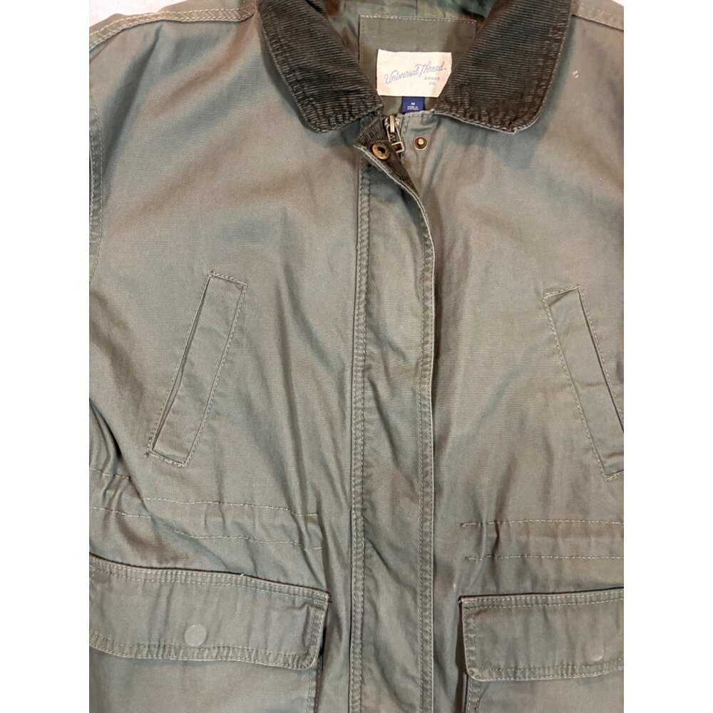 Universal Thread Womens Utility Jacket Size M Oli… - image 4